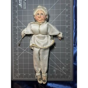 Vintage 2002 Jacqueline Kent's JKC Giftcraft Fairy Godmother Old Lady Granny 13"